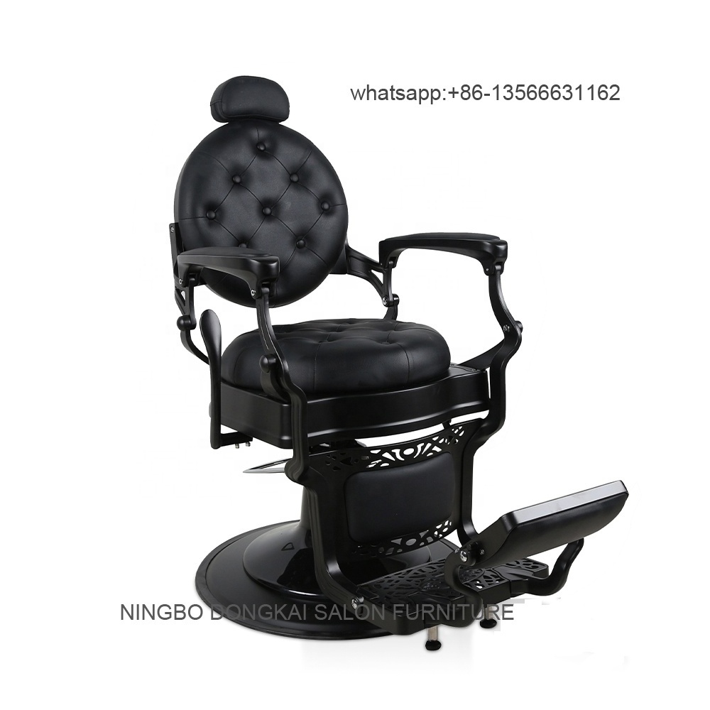 Professional wholesale salon furniture durable best barbershop gold barber chair