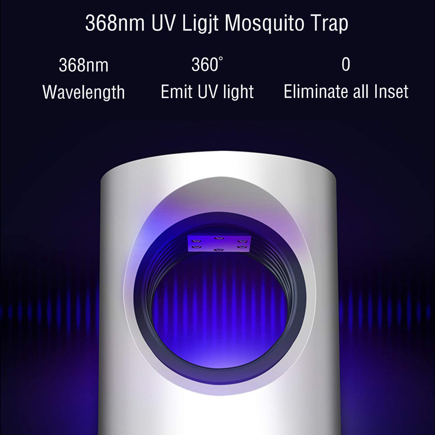 Hot Cheap Sky Eye Safe Strong Suction Silent USB Plug LED Mosquito Trap Repellent Zapper Killing Killer Lamp With Purple Light