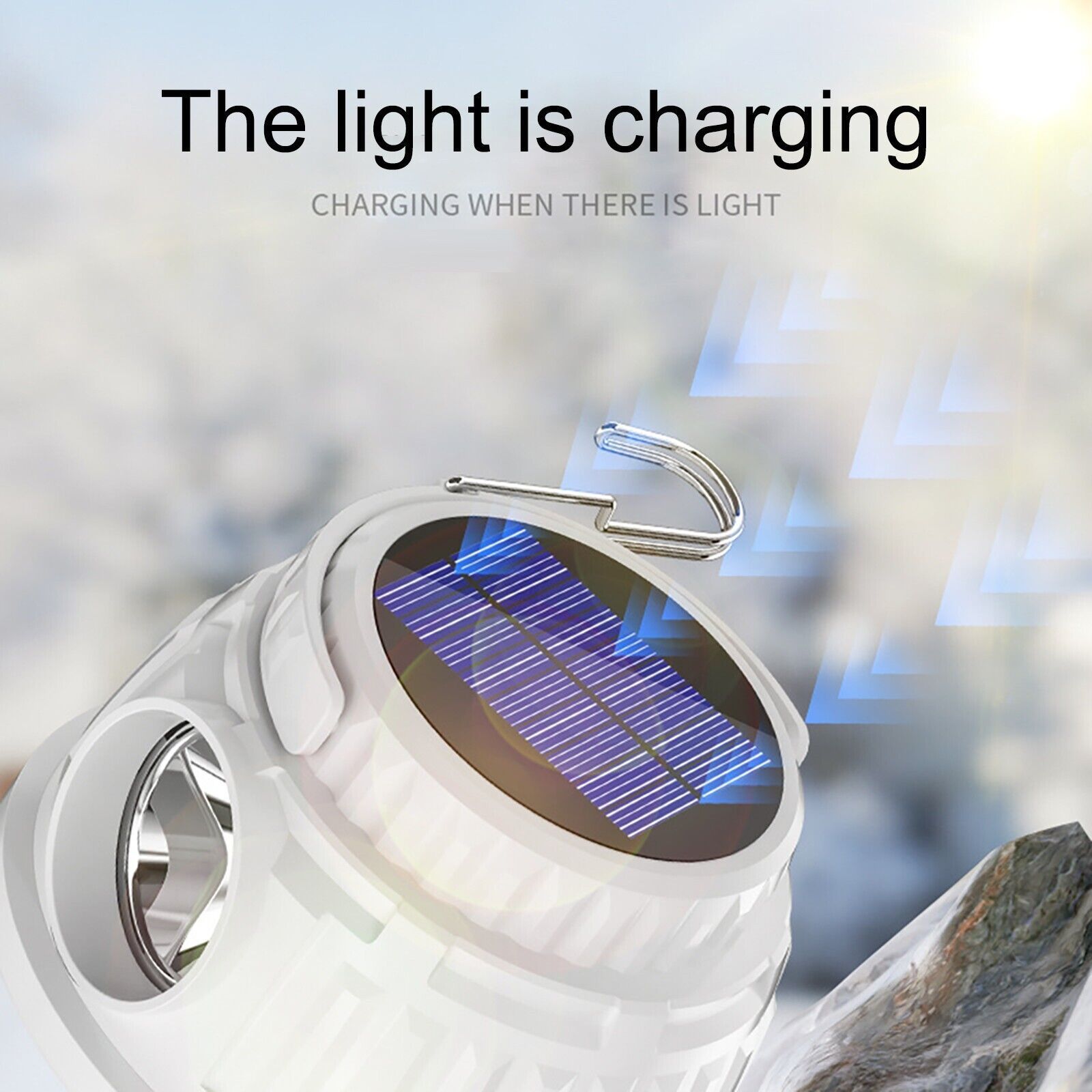 Multifunctional Portable Solar Powered 4 Modes Tent Light Lamp Waterproof Emergency Charger USB Rechargeable LED Camping Lantern