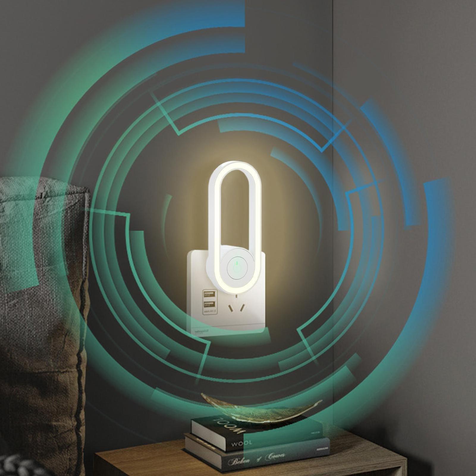 Smart Silent Safe LED Sensor Nightlight Night Light Lamp With Ultrasonic Electric Mosquito Reject Repellent Repeller For Home