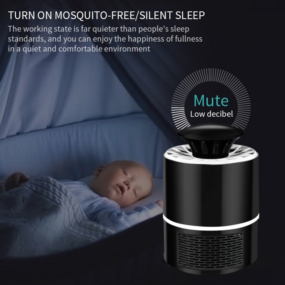 Hot Sale Factory Direct USB Lightwave Mosquito Zapper Mini Silent Mosquito Killer Lamps For Bedroom