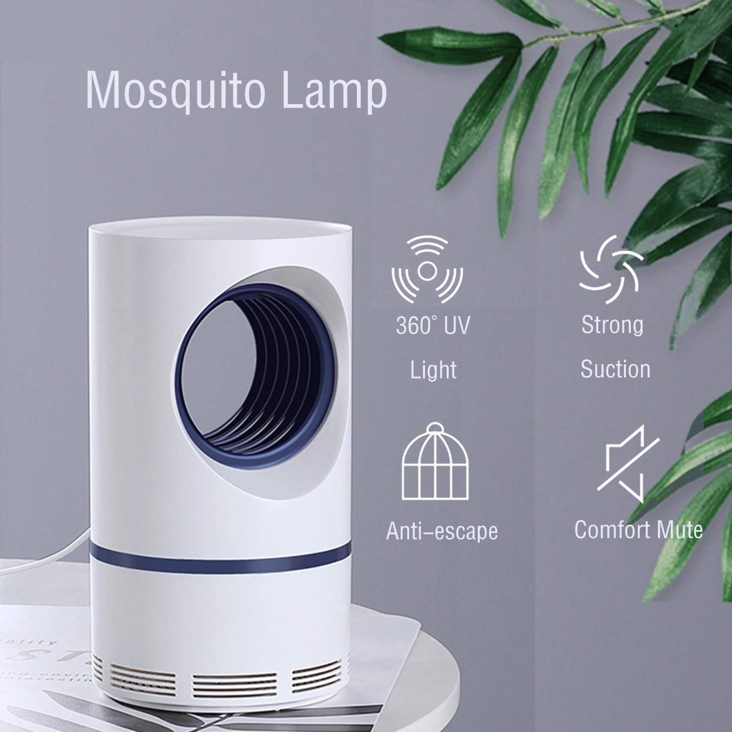 Hot Cheap Sky Eye Safe Strong Suction Silent USB Plug LED Mosquito Trap Repellent Zapper Killing Killer Lamp With Purple Light