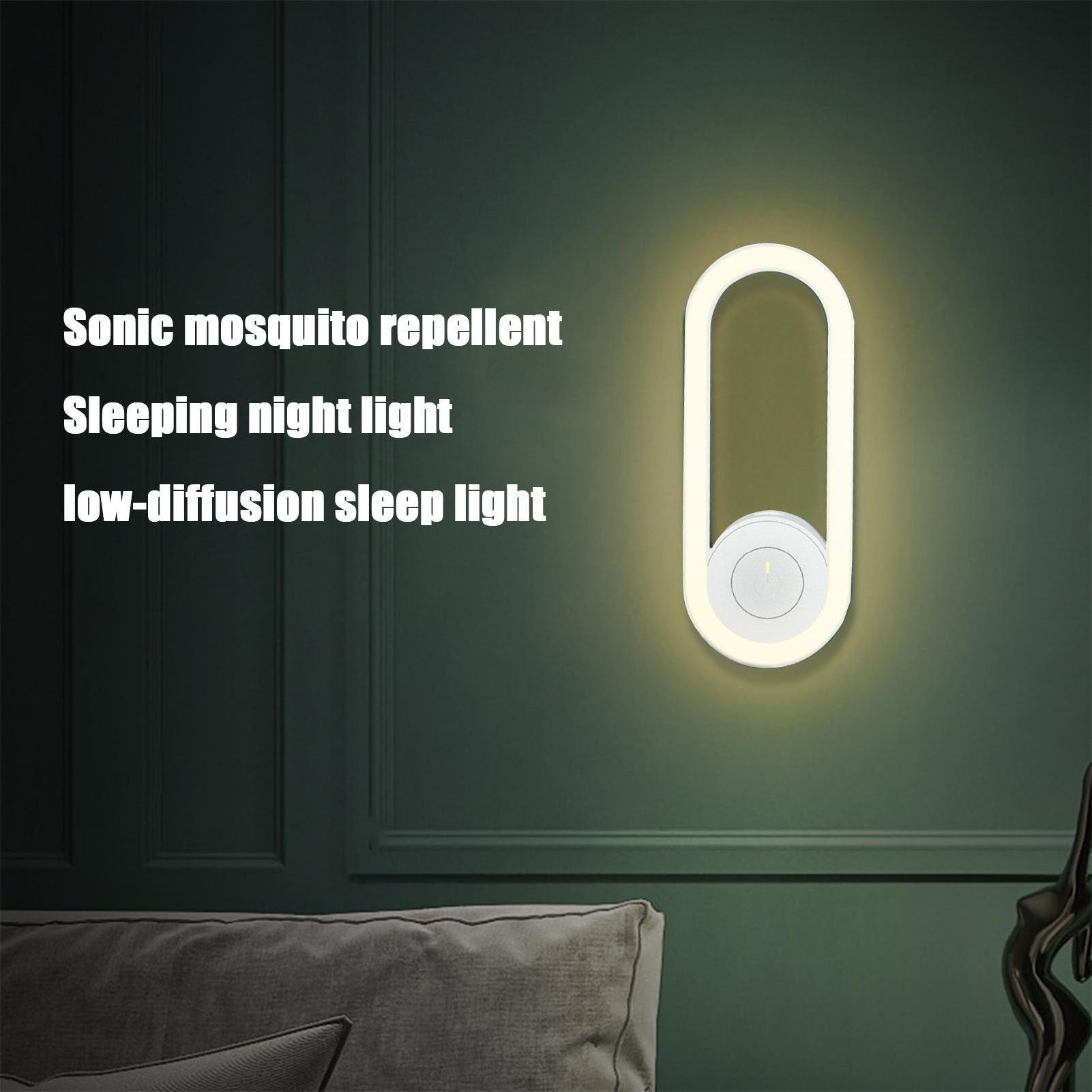 Smart Silent Safe LED Sensor Nightlight Night Light Lamp With Ultrasonic Electric Mosquito Reject Repellent Repeller For Home