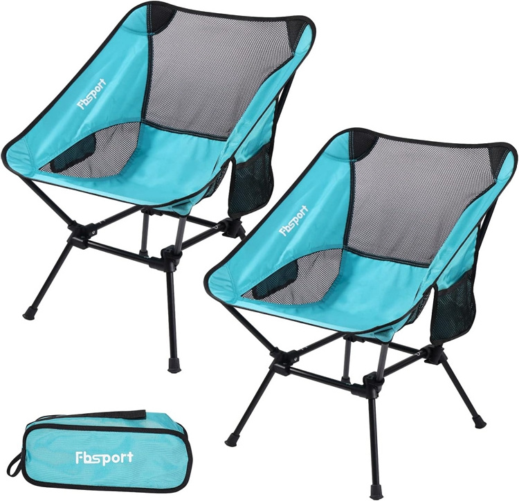 2024 Factory Price Metal Cheap Garden Chair Lounge Outdoor With Cup Holder Aluminium Small Collapsible Portable Picnic Chair