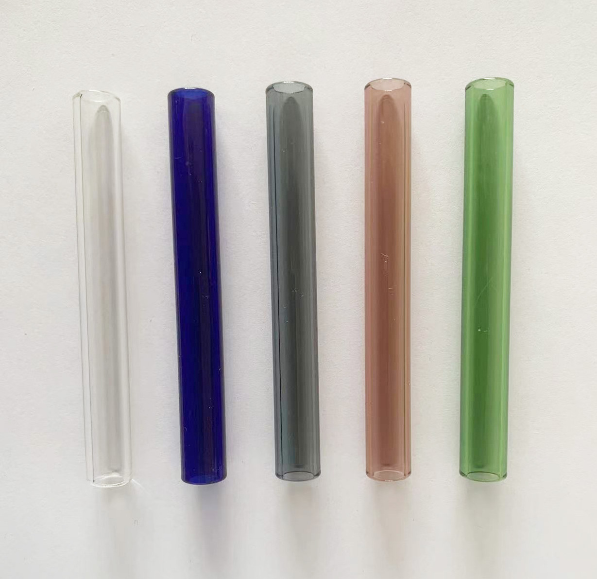 Hot sale 4&6 inch Oil Burner transparent round glass pipette round glass tube borosilicate cigarette holder glass tip