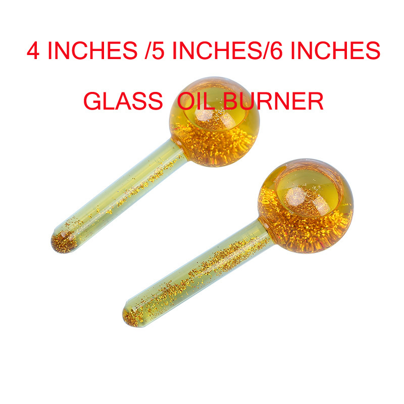 Color Transparent Glass Oil Burner Bubble Pipes Glass Pipe