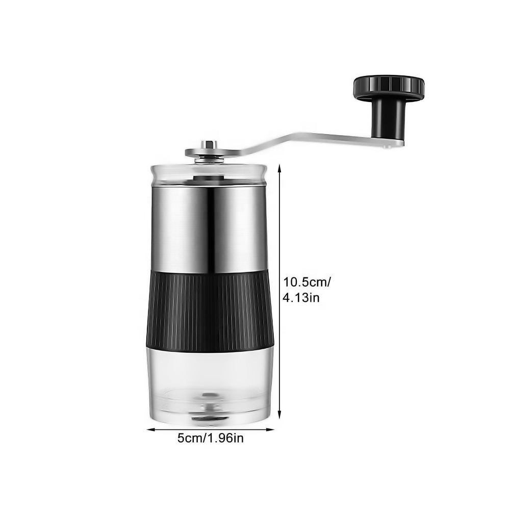 Factory Sale Portable Stainless Steel Manual Coffee bean Grinder With Ceramic Core and Adjustable Setting manual coffee grinder