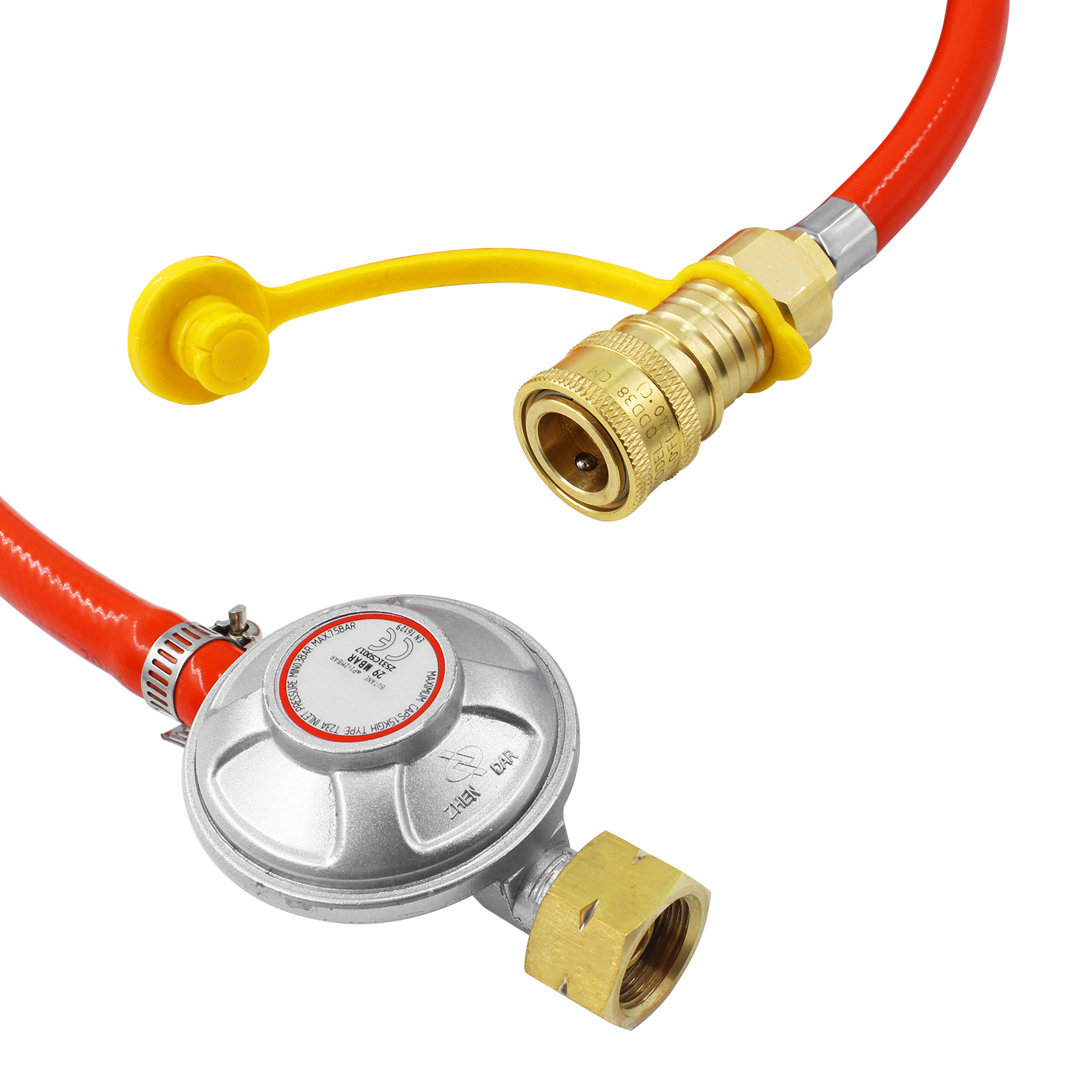 5FT Propane Regulator CE Certified for Italy with 3/8