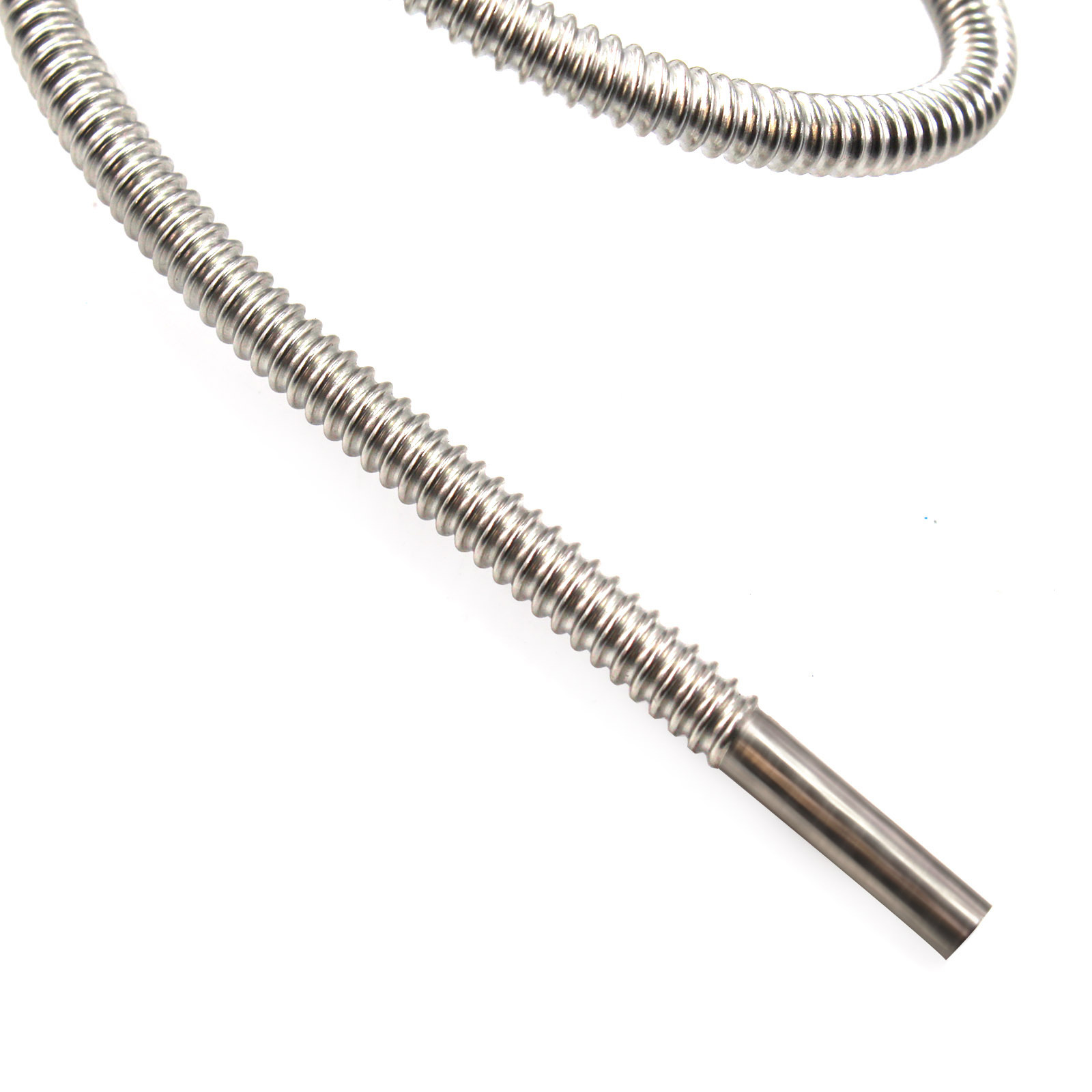 6mm Diameter Stainless Steel Corrugated Flexible Hose Tubing Pipe Gas Line for BBQ Stove Grill, Heating Appliance