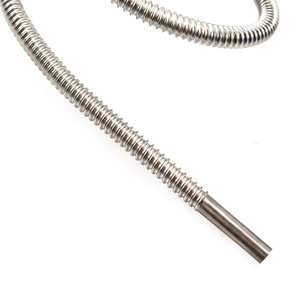 6mm Diameter Stainless Steel Corrugated Flexible Hose Tubing Pipe Gas Line for BBQ Stove Grill, Heating Appliance