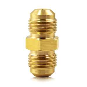 3/8" Male Flare x 3/8" Brass Propane Hose Coupling Fitting Gas Adapter Orifice Nozzle