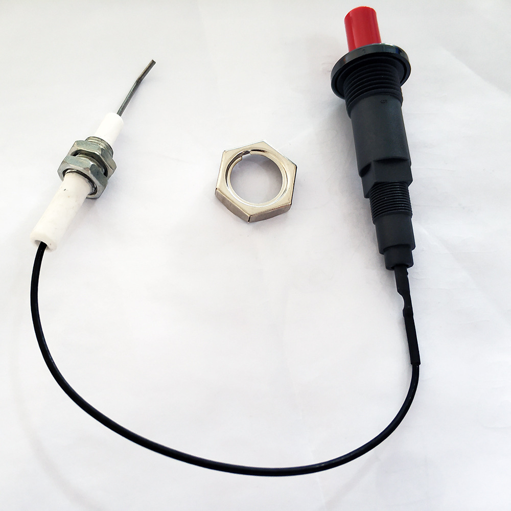 Universal Gas Oven BBQ Ignition Accessories Press Ceramic Piezoelectric Igniter with Ignition Needle