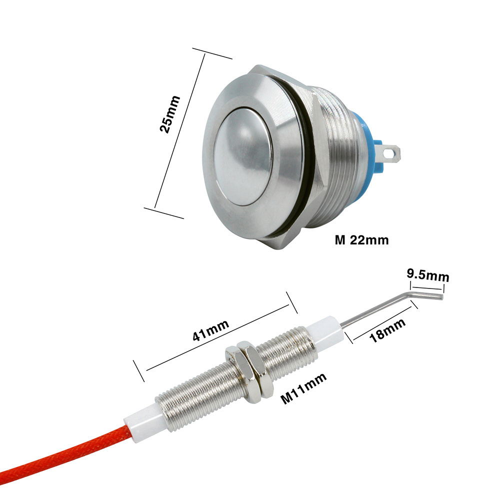 Push Button Igniter Assembly Kit for Propane Gas Fire Pit