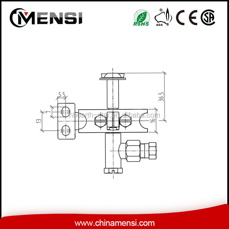 Gas Heater Two Flame Pilot Burner Head Parts