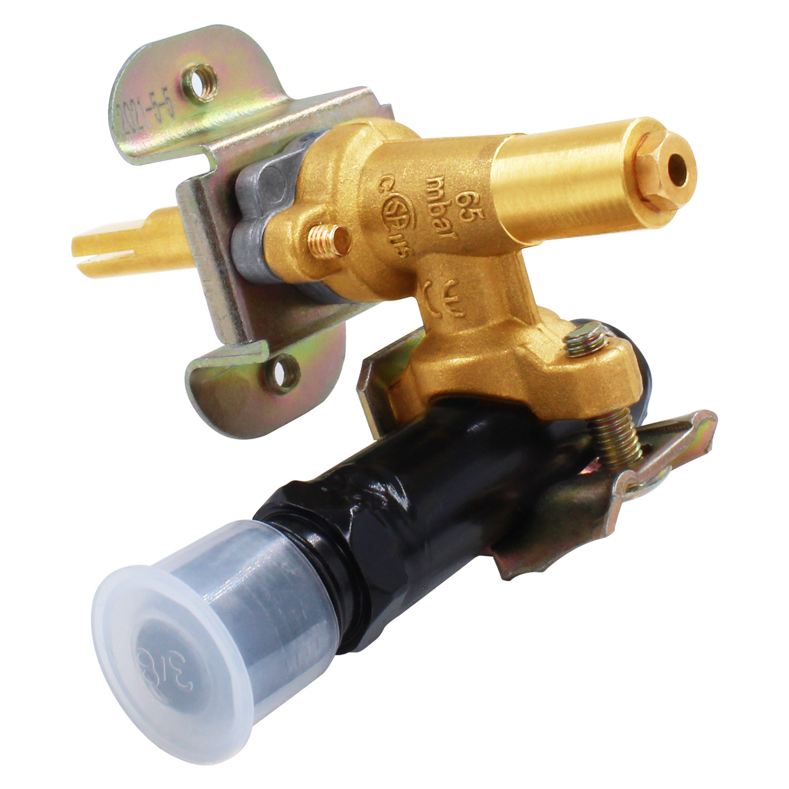 Brazier gas valve West kitchen electronic ignition and flameout protection copper valve