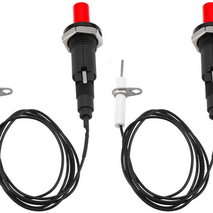 Piezo Igniter 2 Set, Push Button Piezo Ignition Spark Lighter, Patio Heater with 39'' Wire