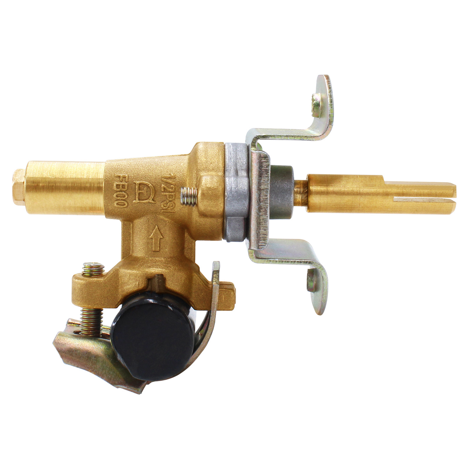 Brazier gas valve West kitchen electronic ignition and flameout protection copper valve