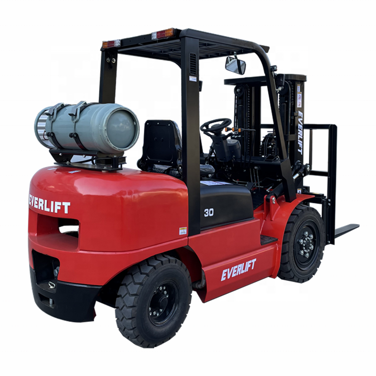 Everlift Japanese engine Nissan K25 LPG forklift truck LPG With Side Shifter forklift truck hot selling