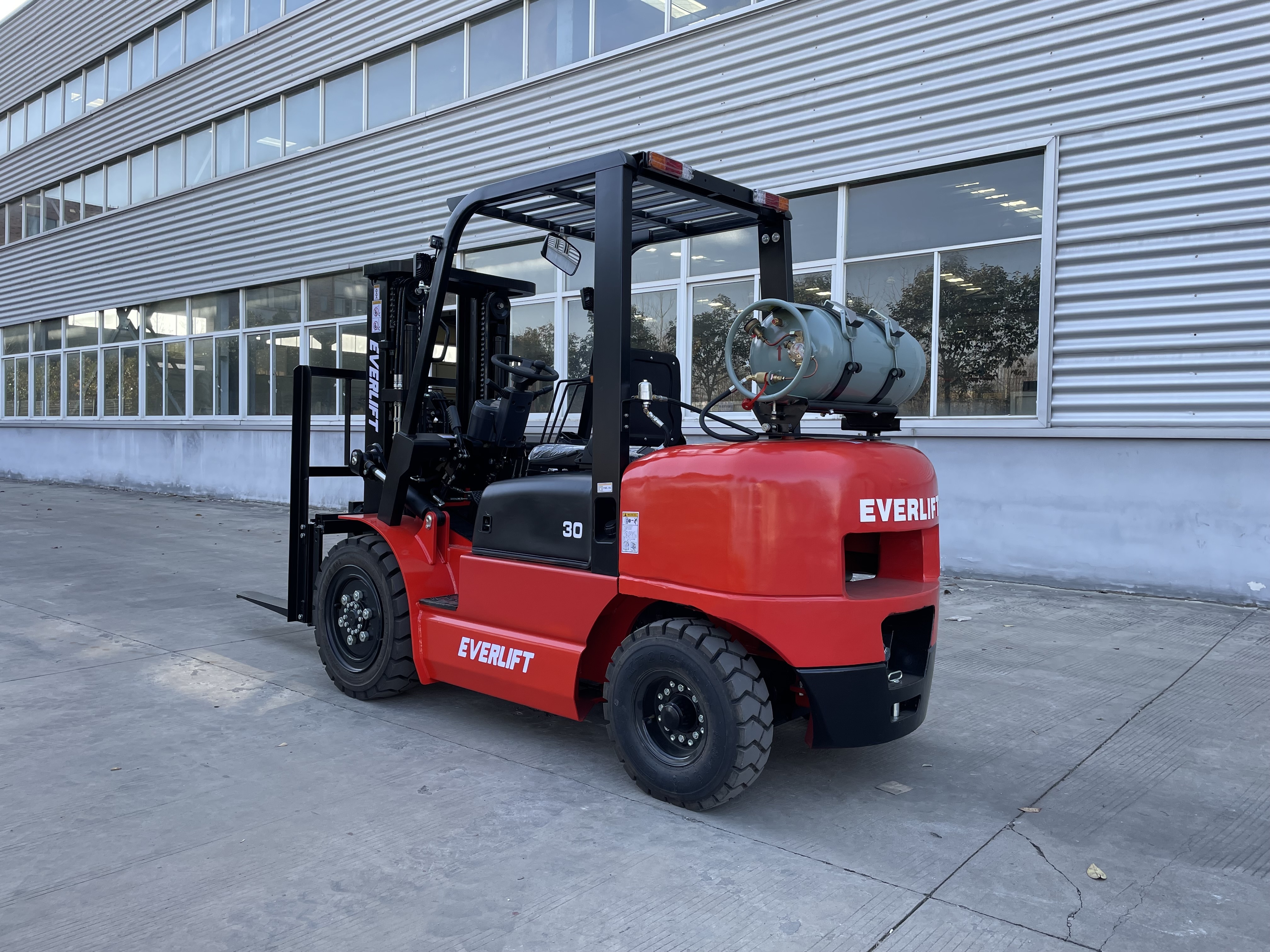 Everlift Japanese engine Nissan K25 LPG forklift truck LPG With Side Shifter forklift truck hot selling