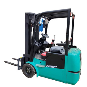 EVERLIFT 3 Wheel Electric Forklift 1.5ton 2 Ton With Hawker Battery Max lifting 3m-6m