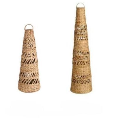 Commercial Woven Jute Drum Pendant Lamp  Robust Light Fixture for Hotel, Resort Restaurant Interiors