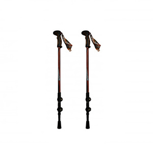 High Quality Ski Poles Crutch Trekking Pole Carbon Nordic Walking Sticks Walking Pole Alpenstock Trekking Hiking 3 Sections 135