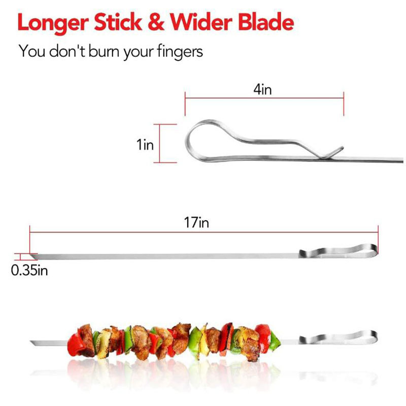 Skewers  bbq skewers stainless steel 7/20