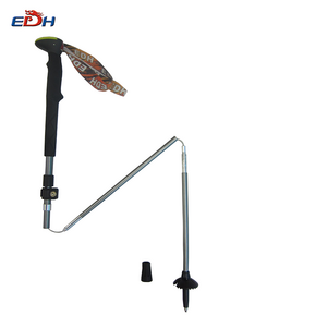 Custom EVA Handle Quick Lock Self Defence Walking Stick Portable Aluminum Folding Walking Stick