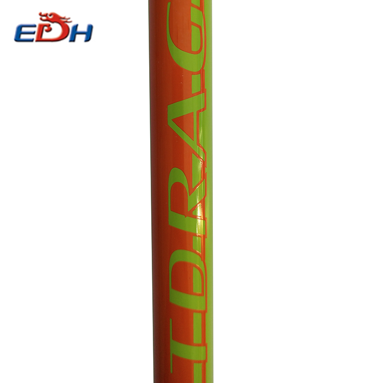 Custom 1 Section Rubber Handle Aluminum Ski Poles On Sale