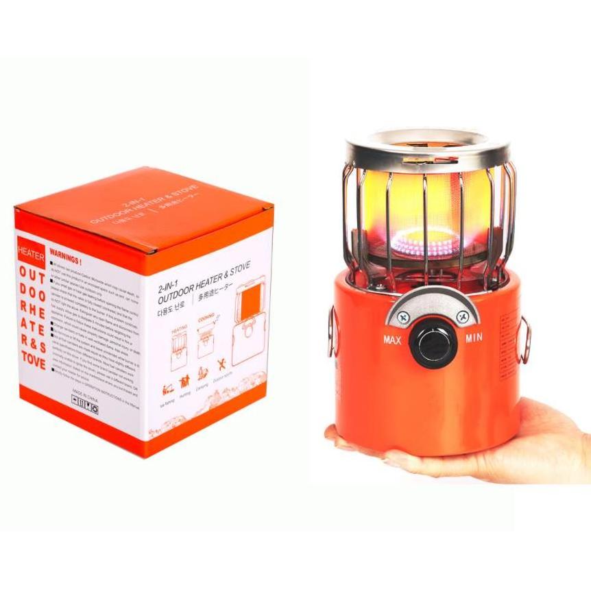 Mini heater outdoor cooking fishing propane gas stove heaters for camping tents