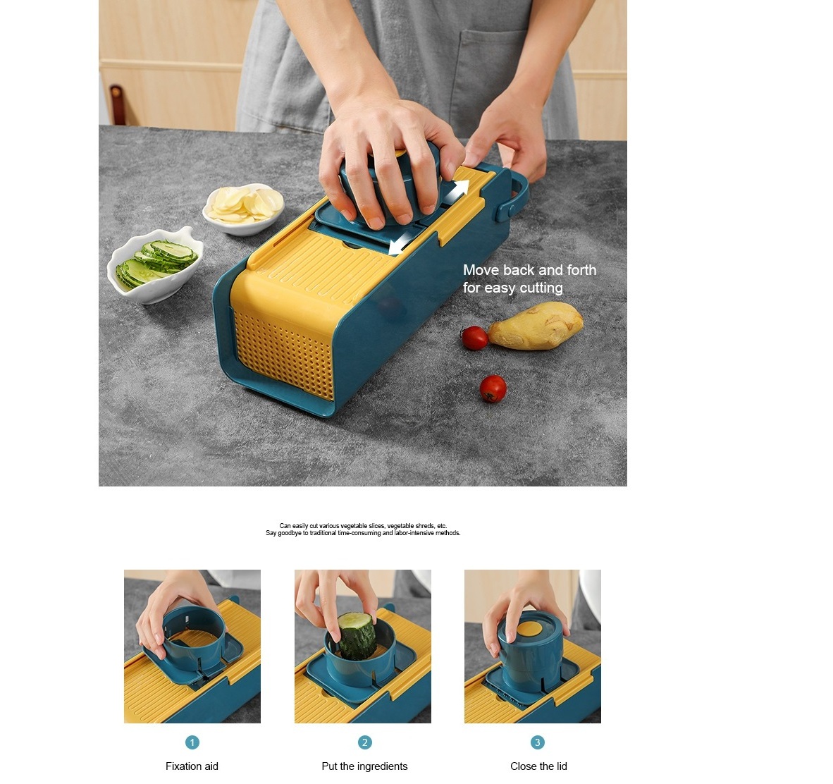 Multifunction Kitchen Helper Nice Dicer - Carrot Grater Egg Slicer  Vegetable Cutter