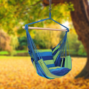 Entai Canvas Hammock Chair with Double Pillows Portable Hammock Canvas Chair Good Quality Hammock Chai