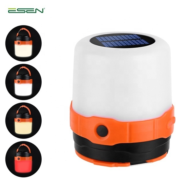 Solar LED Camping Light USB Rechargeable picnic light Outdoor LED dynamo camping lantern USB-C  Solar Powered Camping Lantern