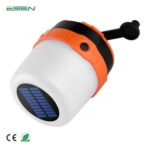 Solar LED Camping Light USB Rechargeable picnic light Outdoor LED dynamo camping lantern USB-C  Solar Powered Camping Lantern