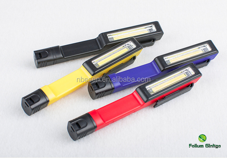 Pocket Multi-purpose Pen Shape COB flash light with Magnetic