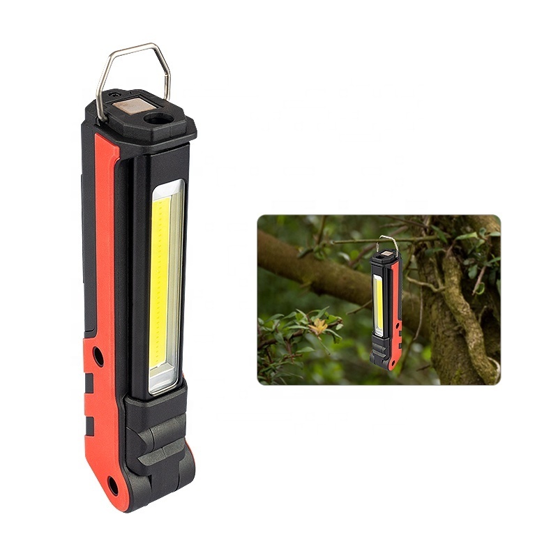 2019 NEW design LED Work Light  Rechargeable Work Light with Magnetic Base 270 Rotate and  Ultra Bright COB Flashlight