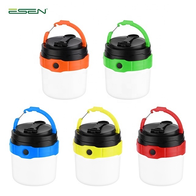 ESEN Hand Crank Dynamo Emergency led camping light outdoor portable solar power camping light