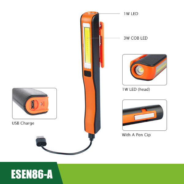 CE & RoHS approved led pocket magnetic clip led pen worklighting