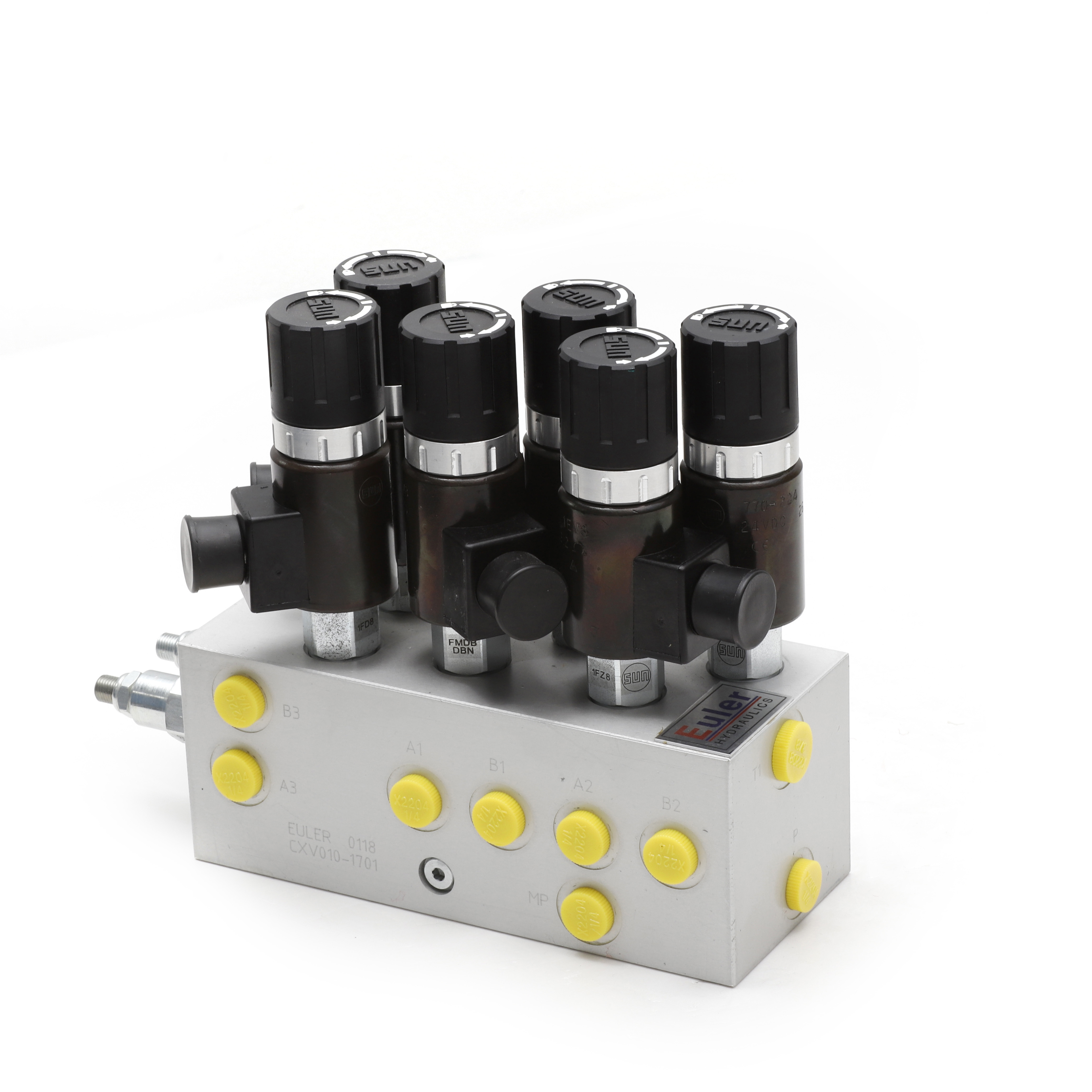 Euler, Hydraulic control valve block, hydraulic manifold, valvemanifold block EHD-0101-0117W