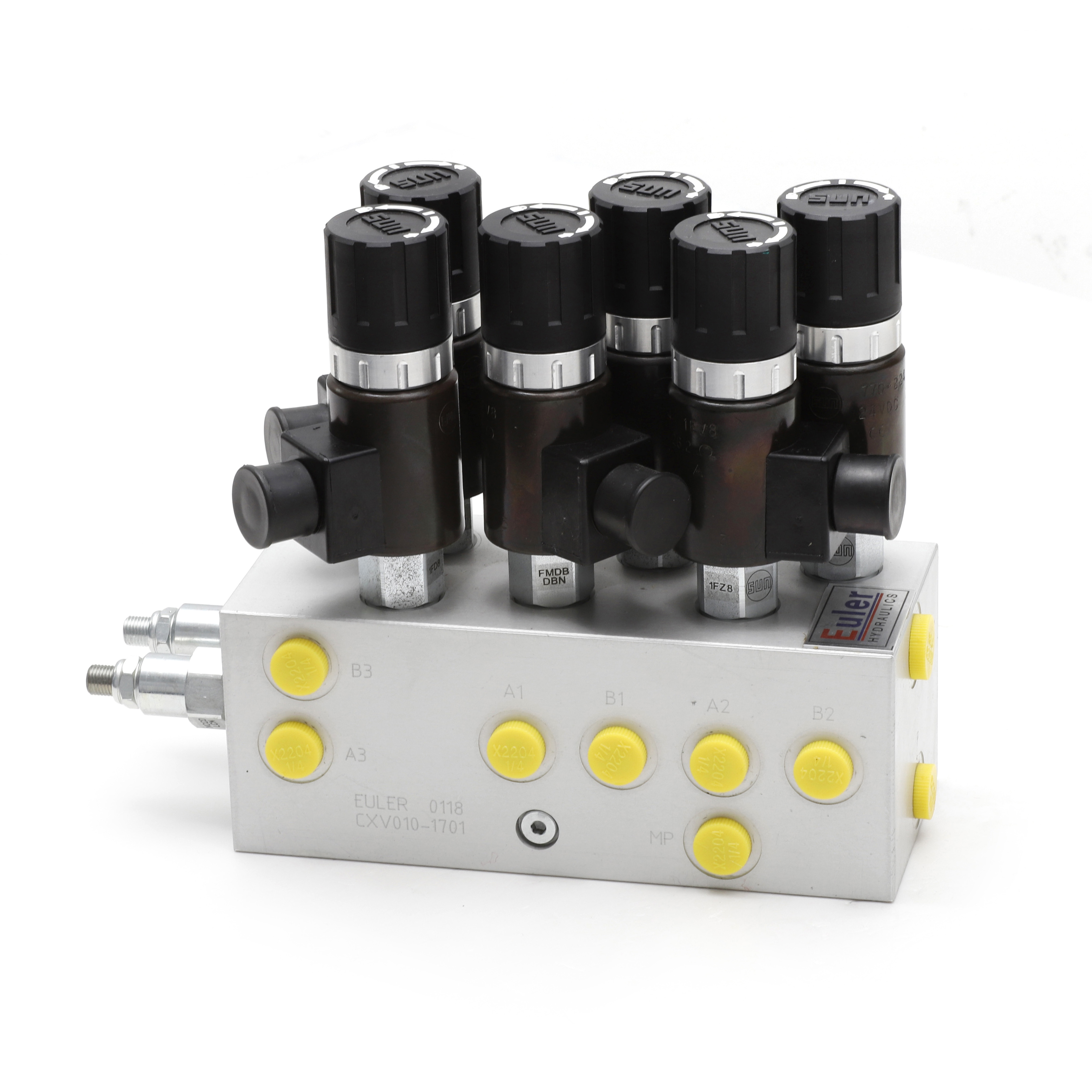 Euler, Hydraulic control valve block, hydraulic manifold, valvemanifold block EHD-0101-0117W