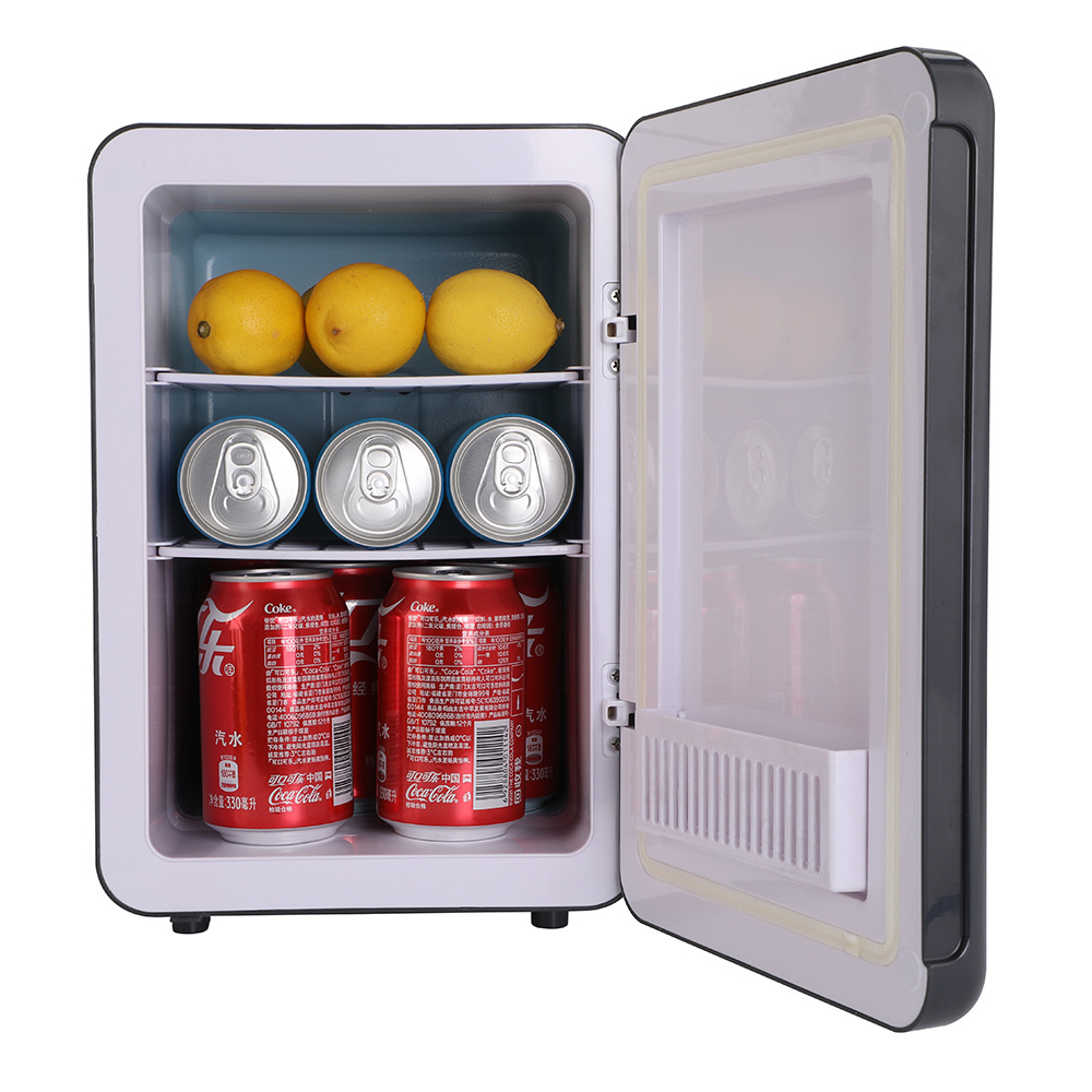 New Version 10l Mini Fridge For Cosmetic Portable Cooler Box Ac 100-240 Dc12 Black Evercool