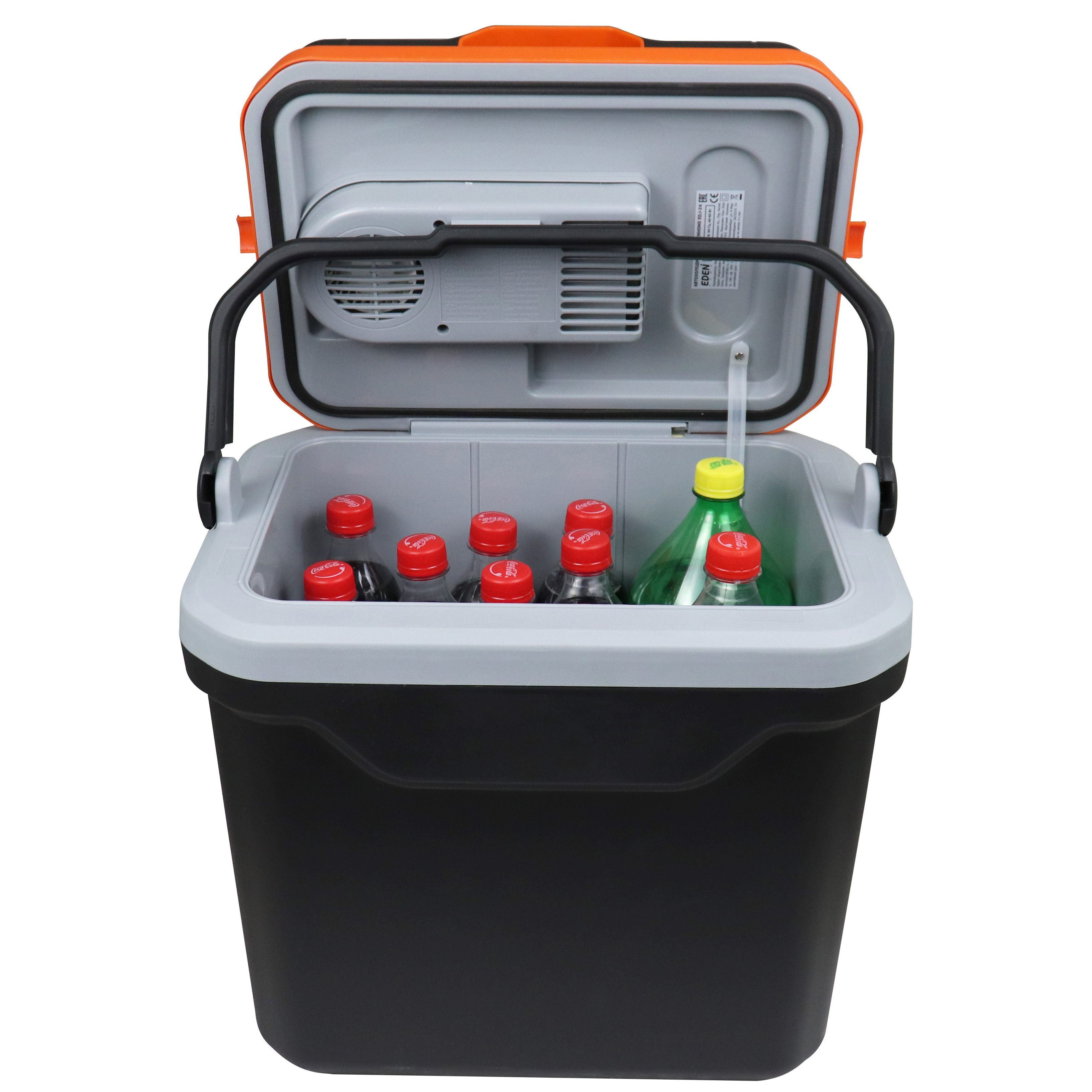 Van portable freezer car fridge 24 liter 12v portable food cooler box customized thermoelectric cooler and warmer