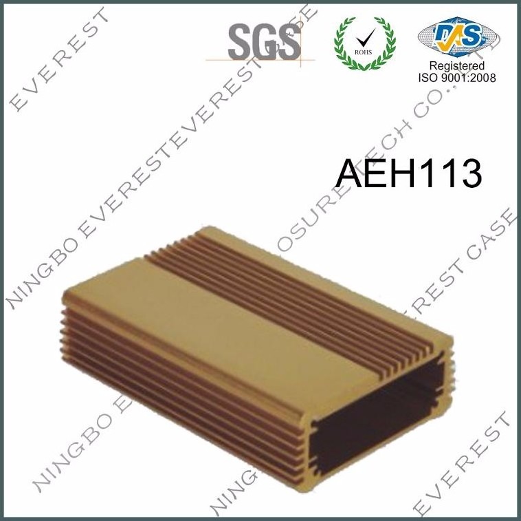 AEH113 Custom Anodized Junction Box, Aluminum Extrusion Housing