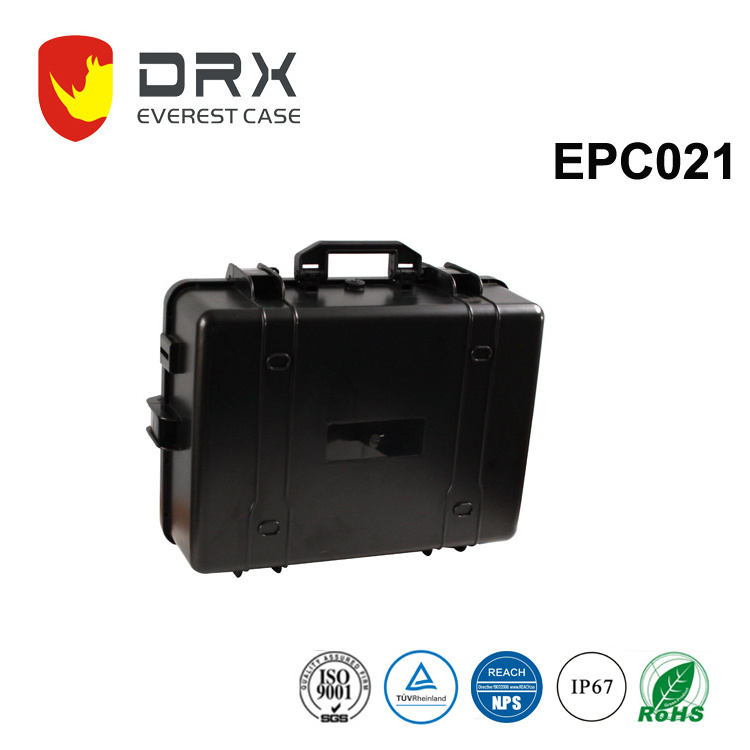 EPC021 632*474*200 MM Equipment case hard ip67 waterproof  storage box plastic carrying case with custom foam for drone