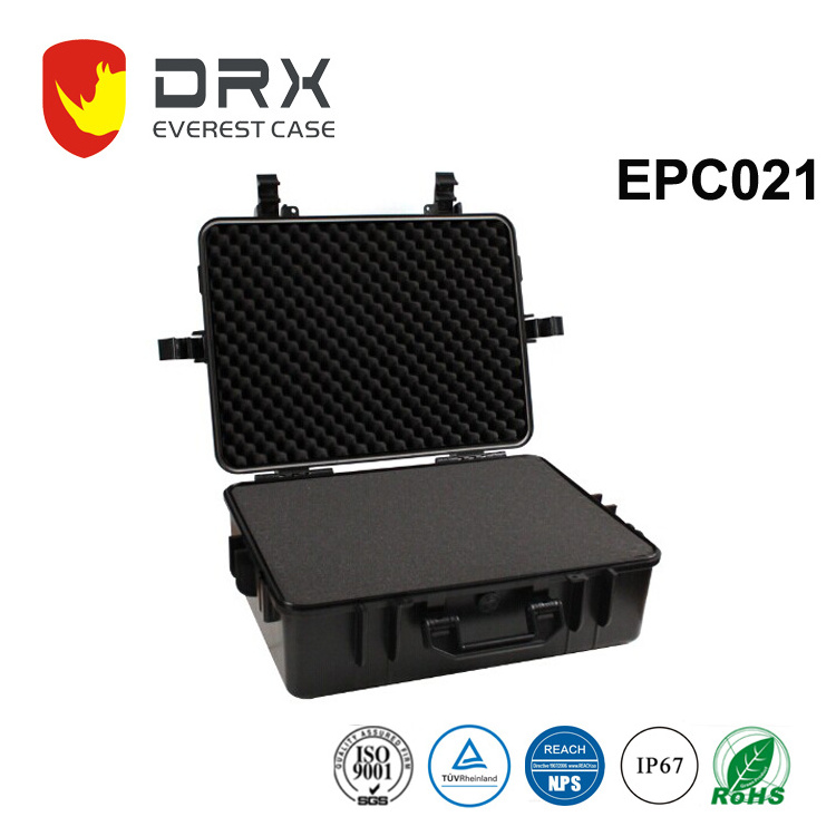 EPC021 632*474*200 MM Equipment case hard ip67 waterproof  storage box plastic carrying case with custom foam for drone