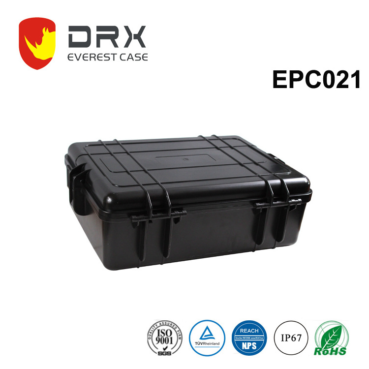 EPC021 632*474*200 MM Equipment case hard ip67 waterproof  storage box plastic carrying case with custom foam for drone