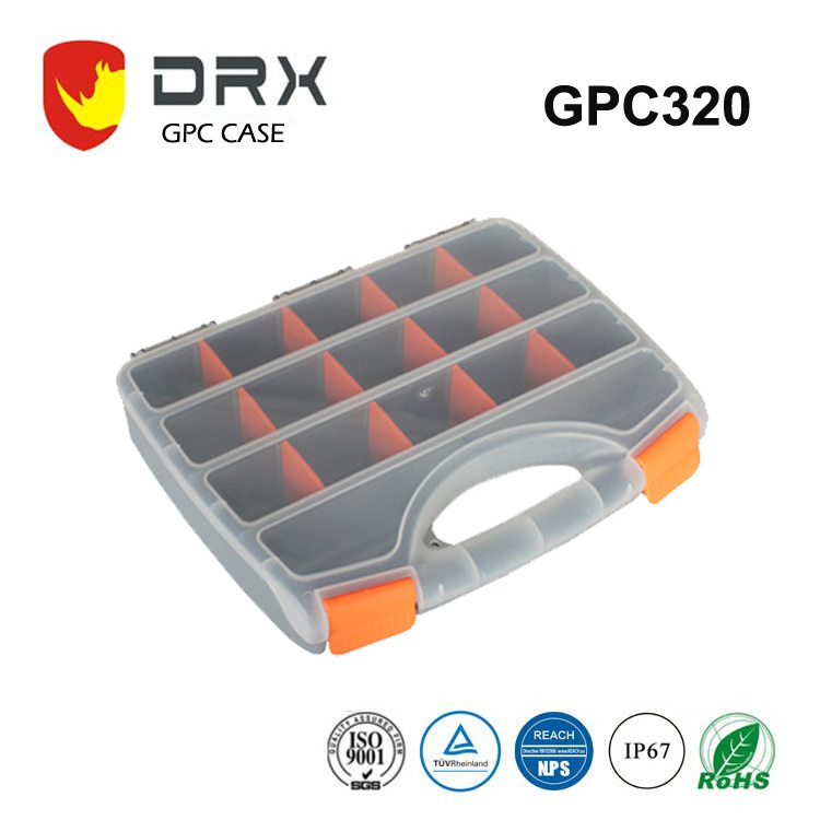 DRX plastic custom road carrying small case storages compartment with foam