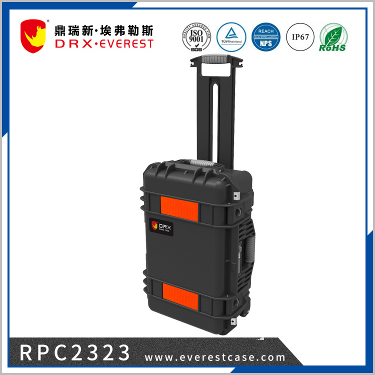 Ningbo Everest RPC2323 Waterproof Wheeled Drones Travel Equipment Tool Hard Carry Case Pick Pluck Foam