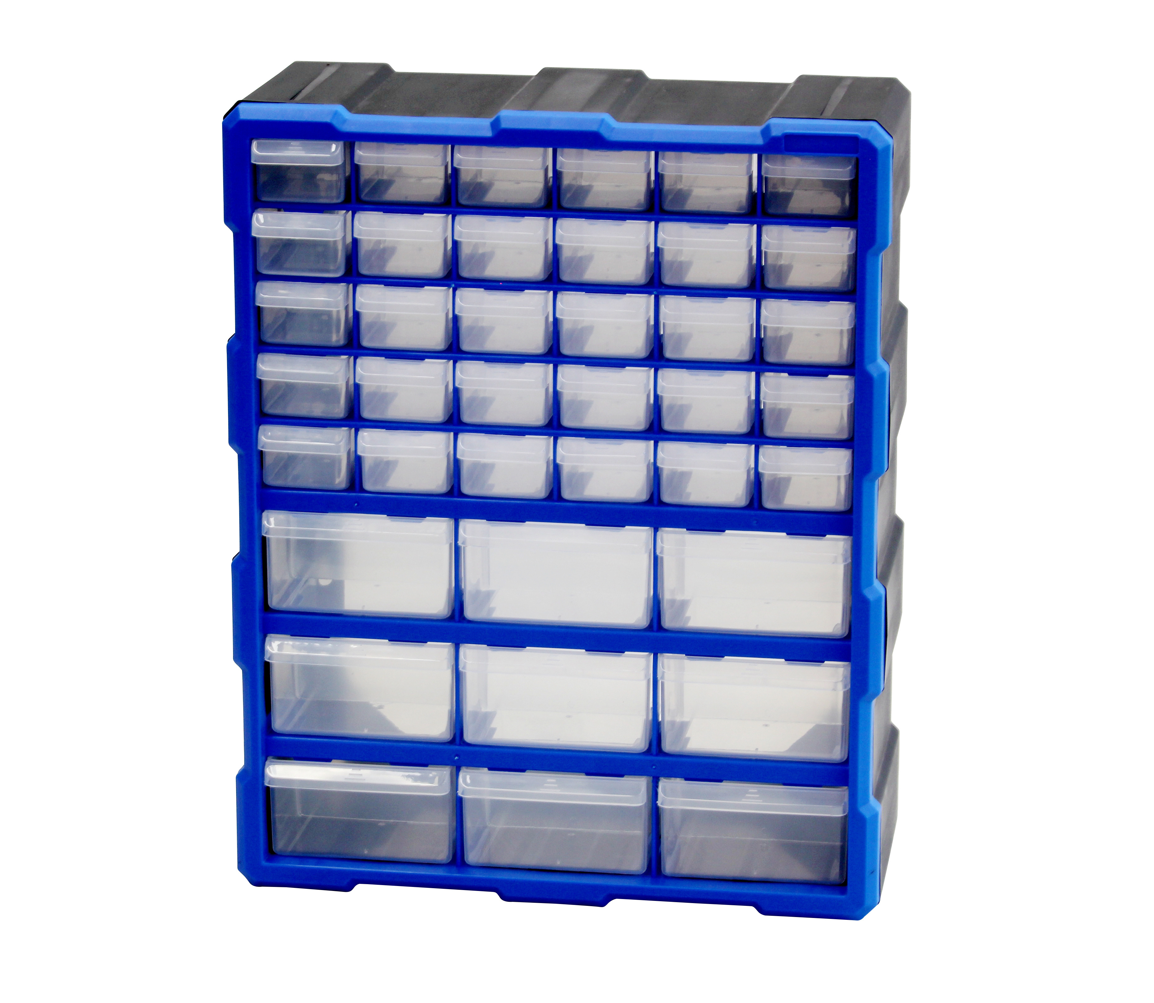 High quality Plastic Storage Drawers 39 Compartment Organizer Wall Mount Container for Hardware