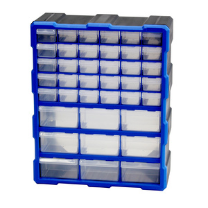 High quality Plastic Storage Drawers 39 Compartment Organizer Wall Mount Container for Hardware